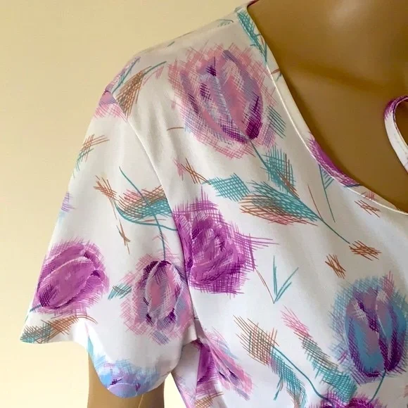 VINTAGE | David Keys floral midi dress - Picture 6 of 12